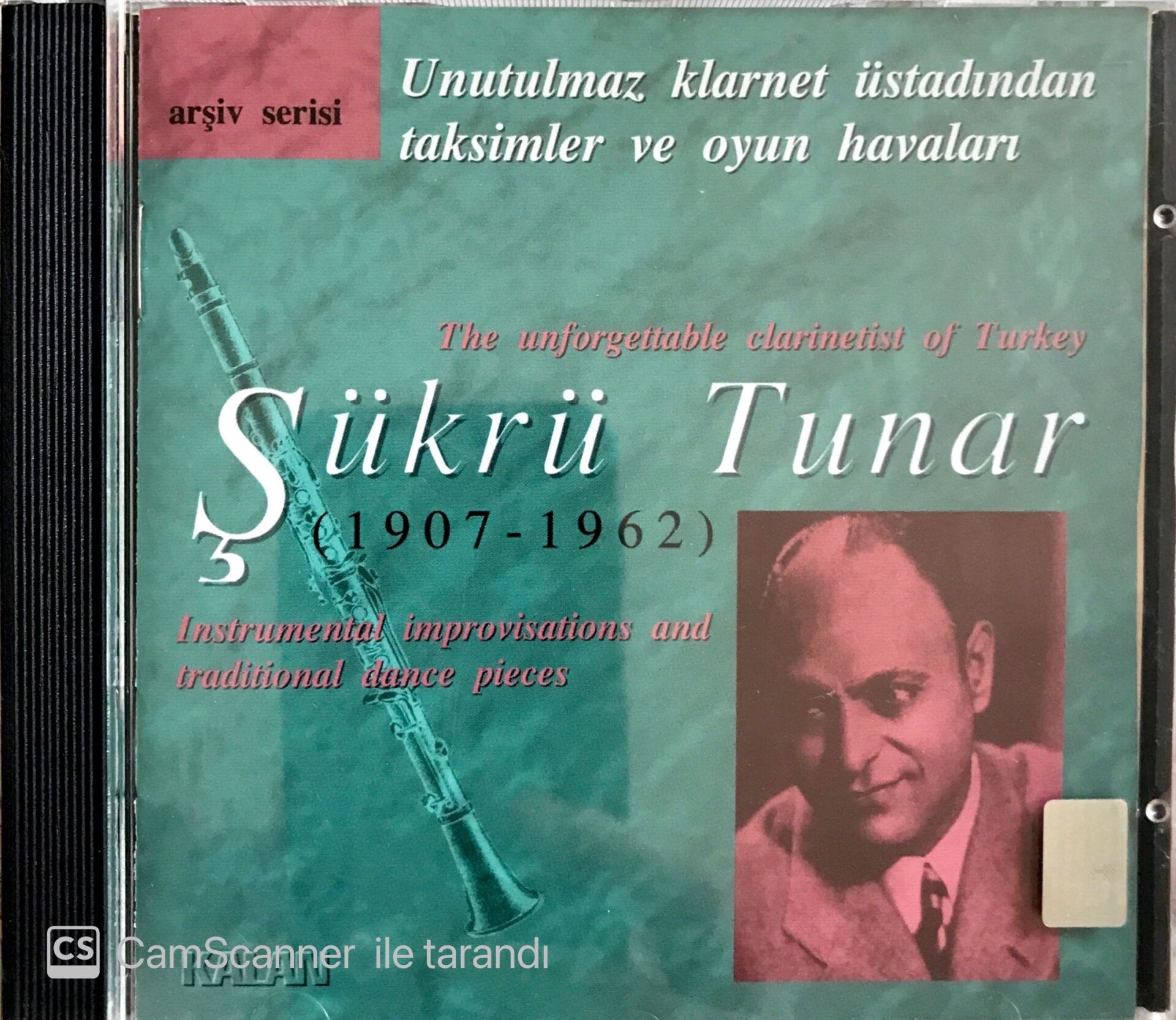 Şükrü Tunar / Unutulmaz Klarnet Üstadından Taksimler Ve Oyun Havaları CD