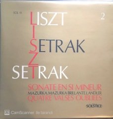 Liszt Setrak Sonate En Mineur LP