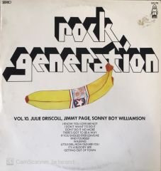 Rock Generation Volume 10 Julie Driscolll, Jimmy Page, Sonny  Boy Williamson LP