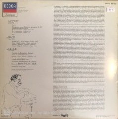Mozart Concerto Pour Flute Bach Suite No.2 Pierre Monteux LP