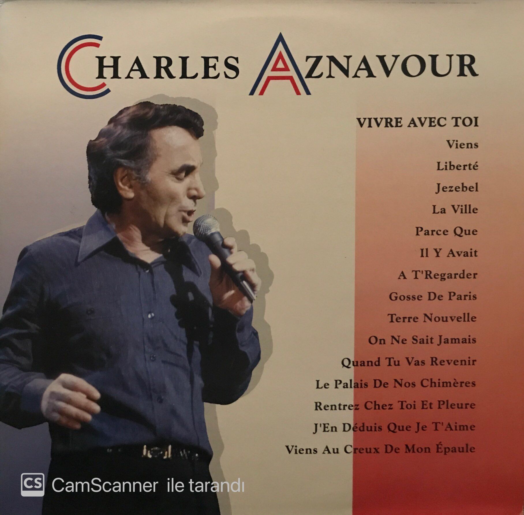 Charles Aznavour - Vivre Avec Toi LP