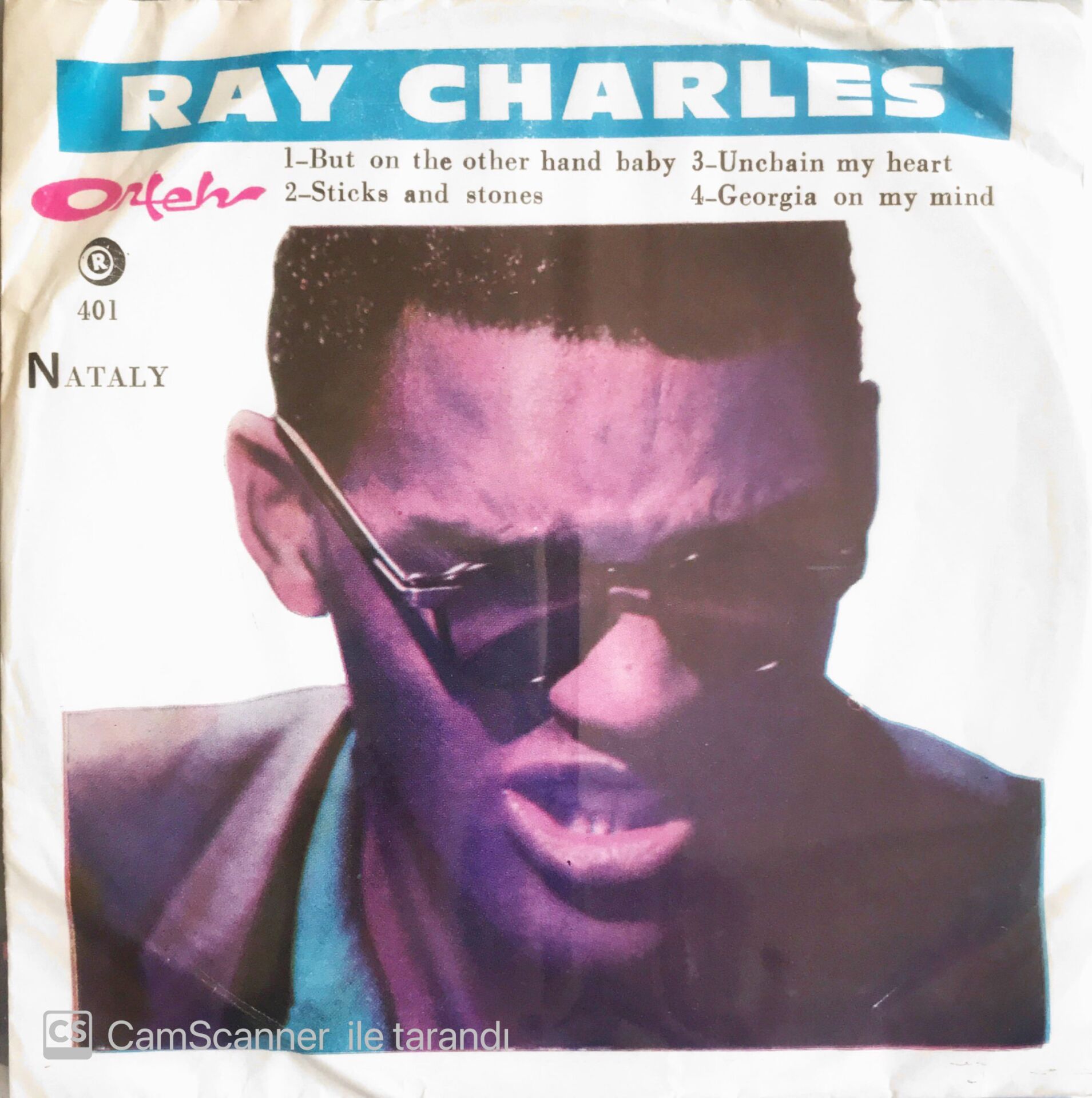 Ray Charles Unchain My Heart (4 Şarkılık EP) 45lik