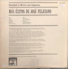 Mas Exitos De Jose Feliciano LP