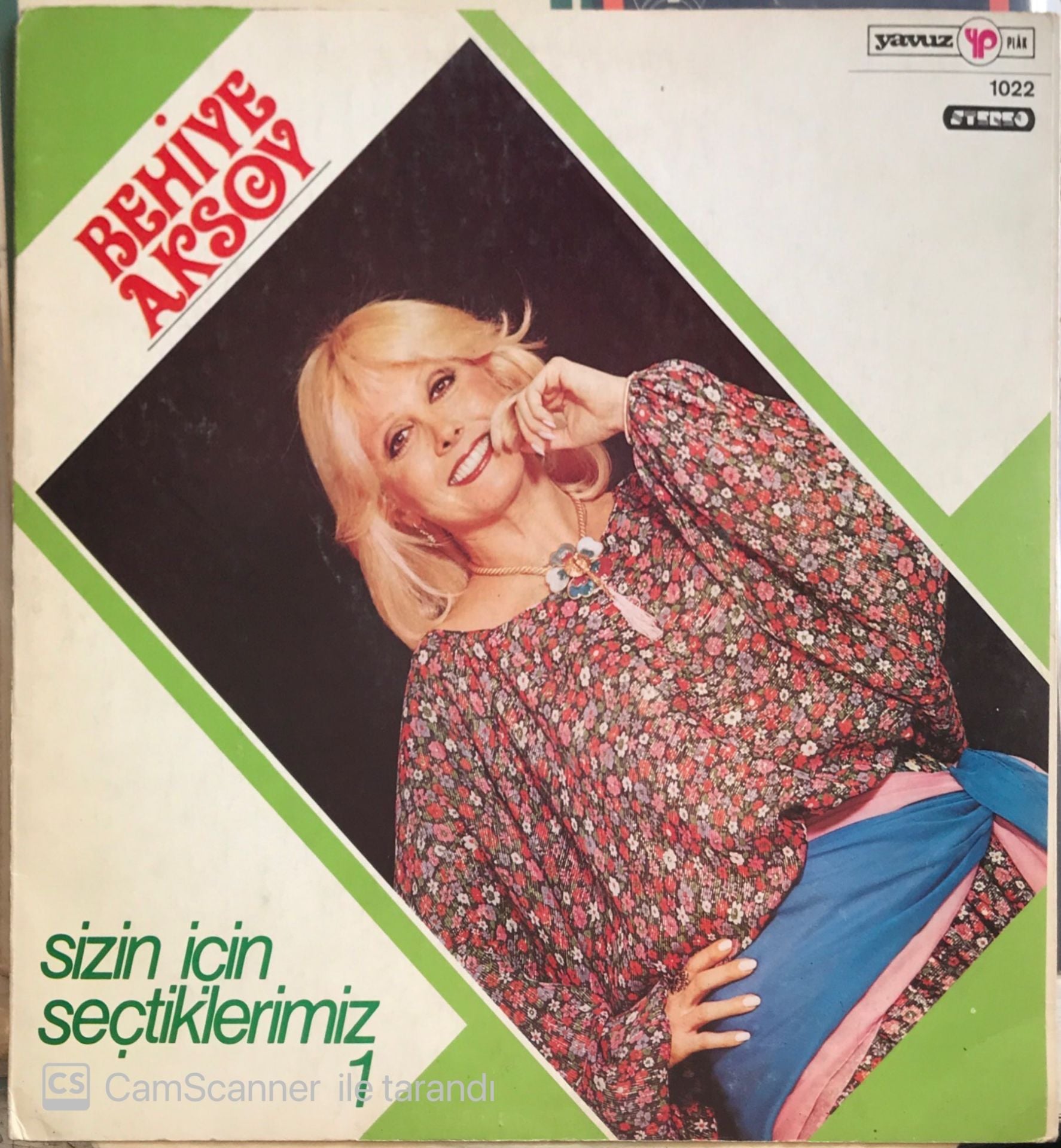 Behiye Aksoy Sizin İçin Seçtiklerimiz 1 LP