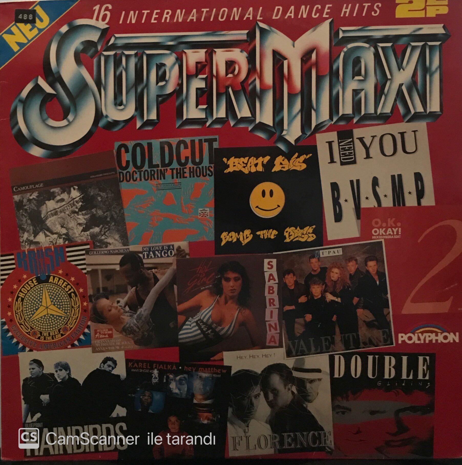 Super Maxi 16 International Dance Hits Double LP