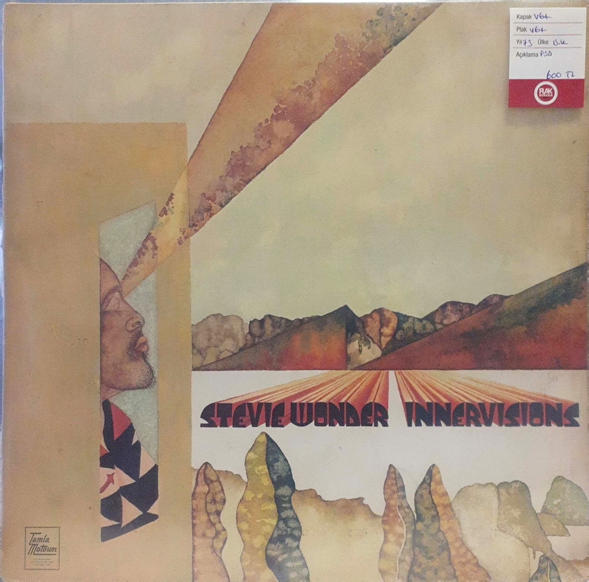 Stevie Wonder - inner visions LP