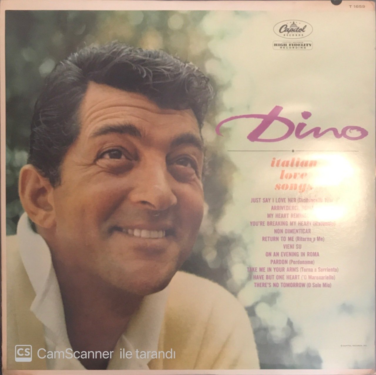 Dino Italian Love Songs LP