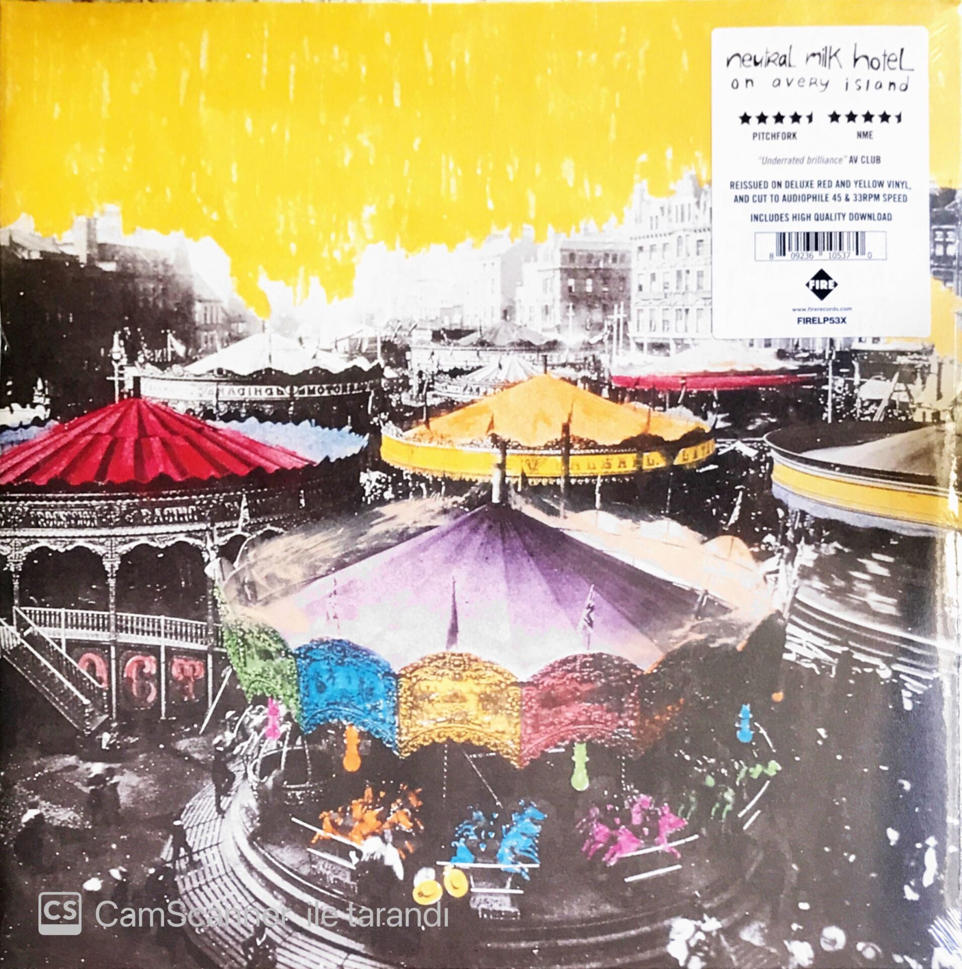 Neutral Milk Hotel - On Avery Island (Red And Yellow Vinyl)- Double LP