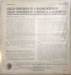 Cello Concerto In A Major Schubert - Cello Concerto In A Minor Op.129 Schumann LP