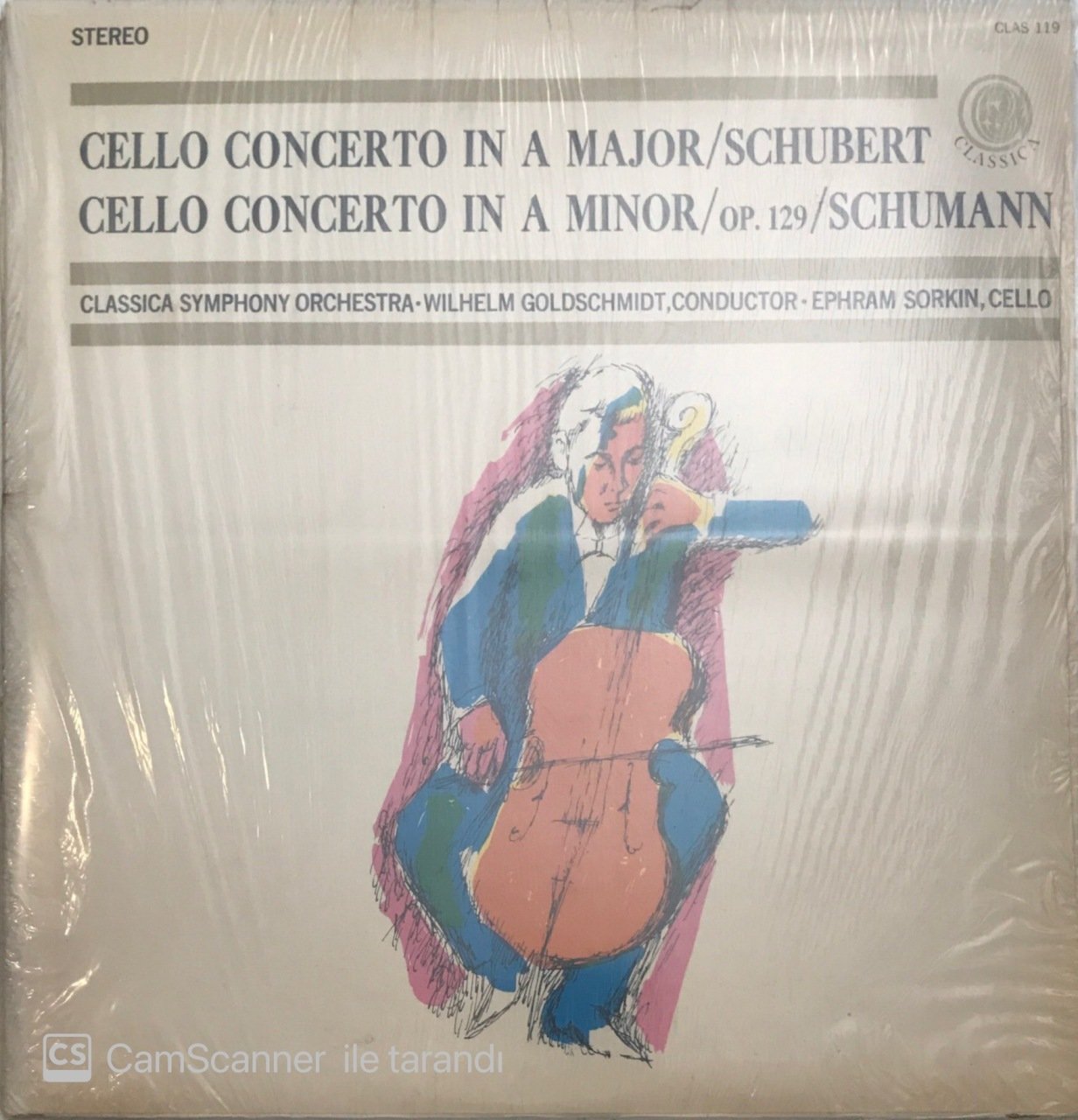 Cello Concerto In A Major Schubert - Cello Concerto In A Minor Op.129 Schumann LP