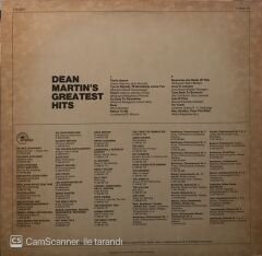 Dean Martin's Greatest Hits LP