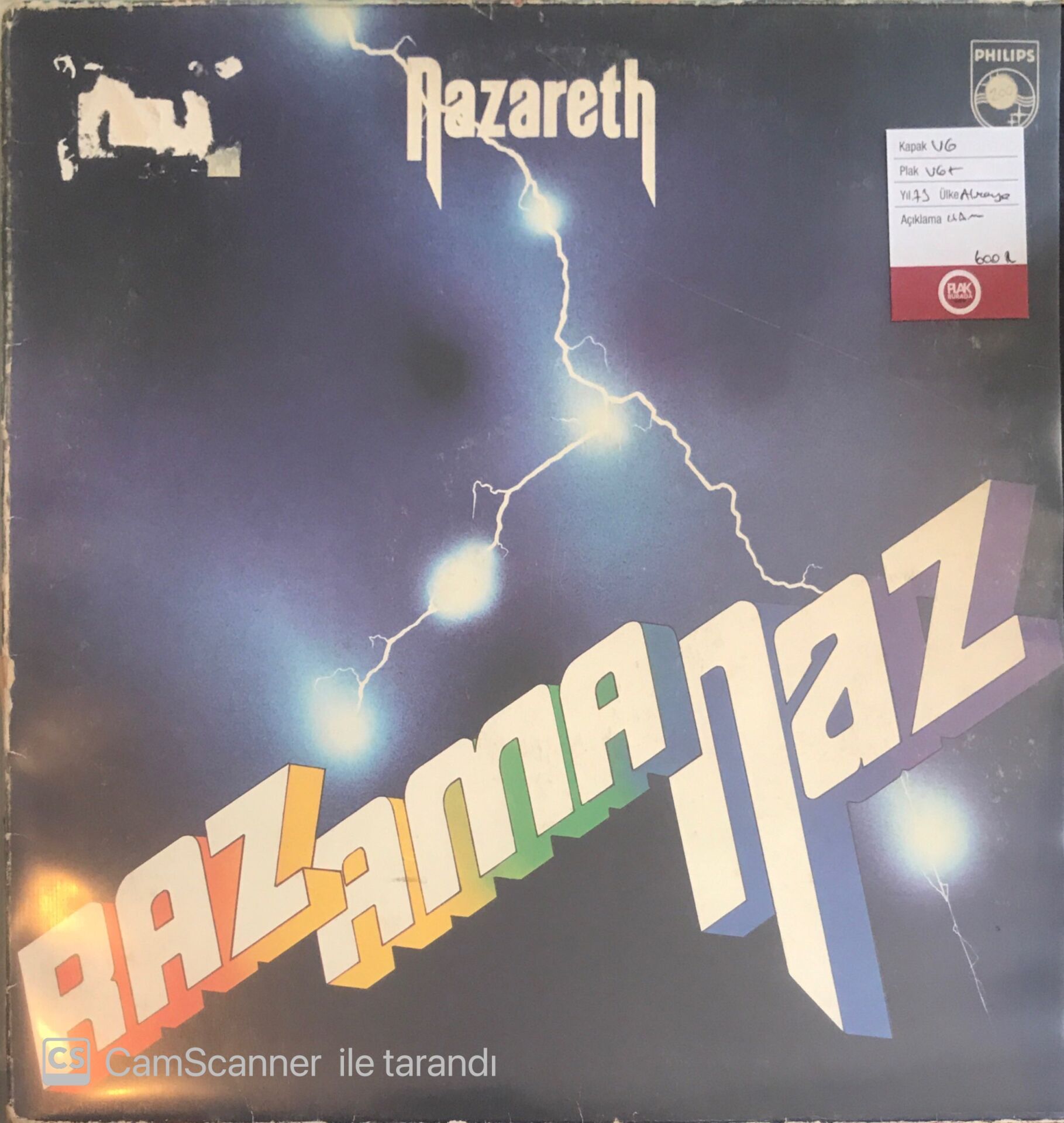 Nazareth - Razamanaz LP