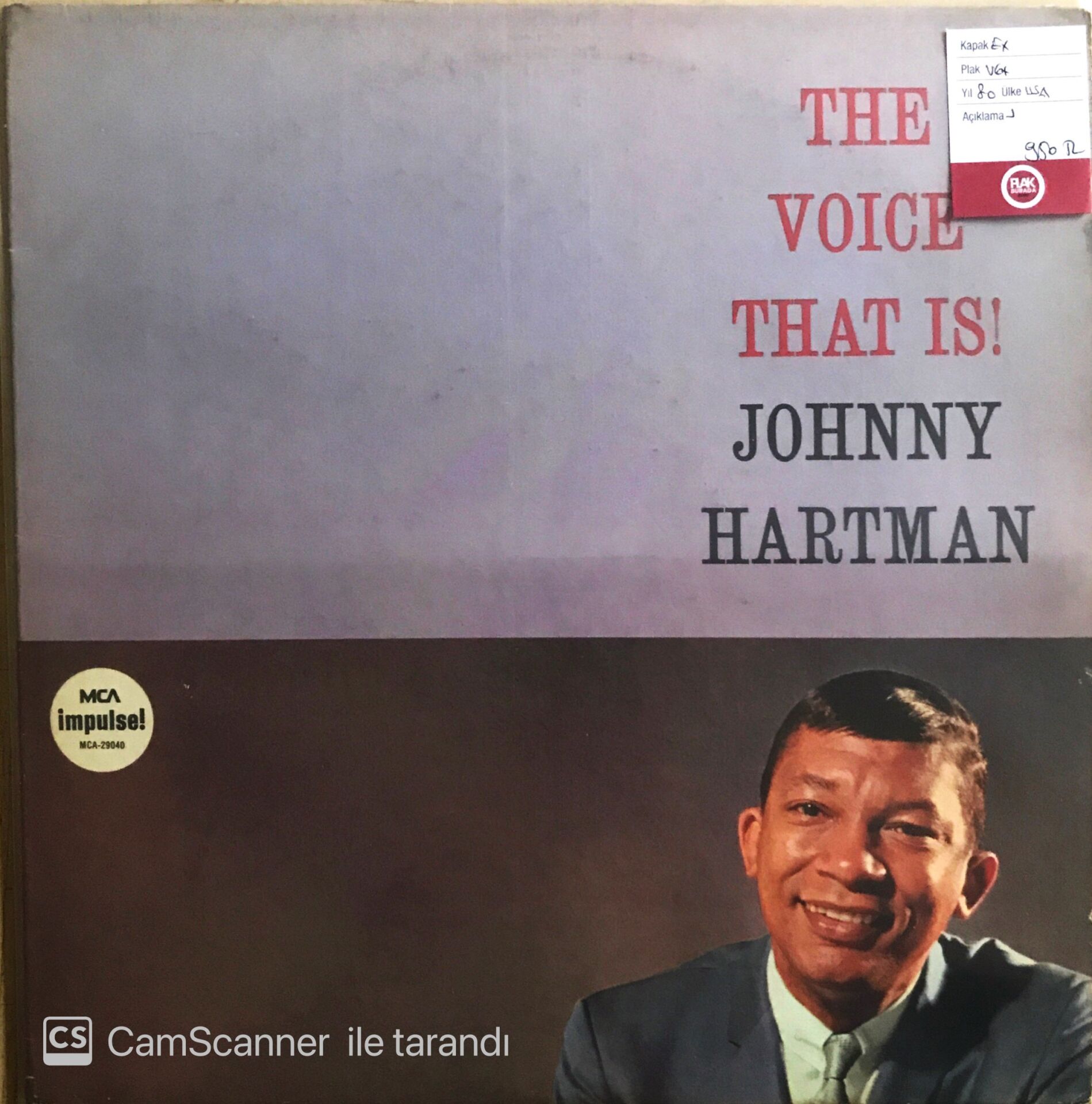 Johnny Hartman - The Voice That Is - LP