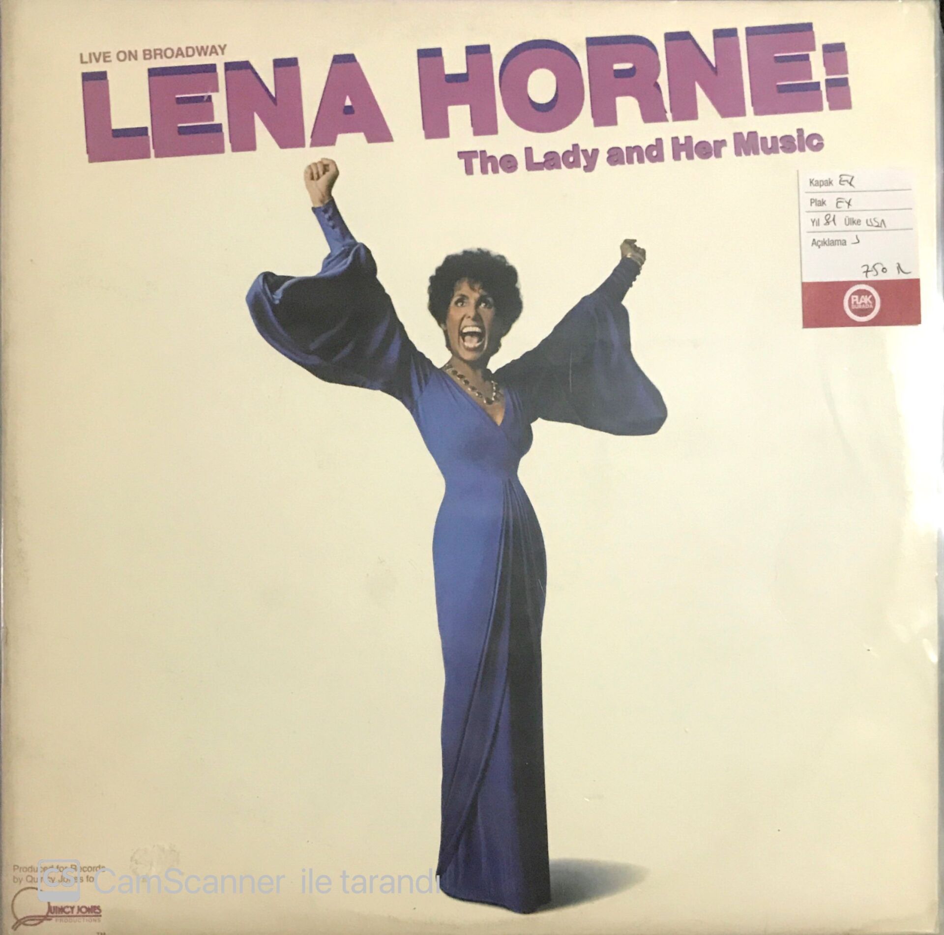 Lena Horne The Lady and her Music (2 LP) LP