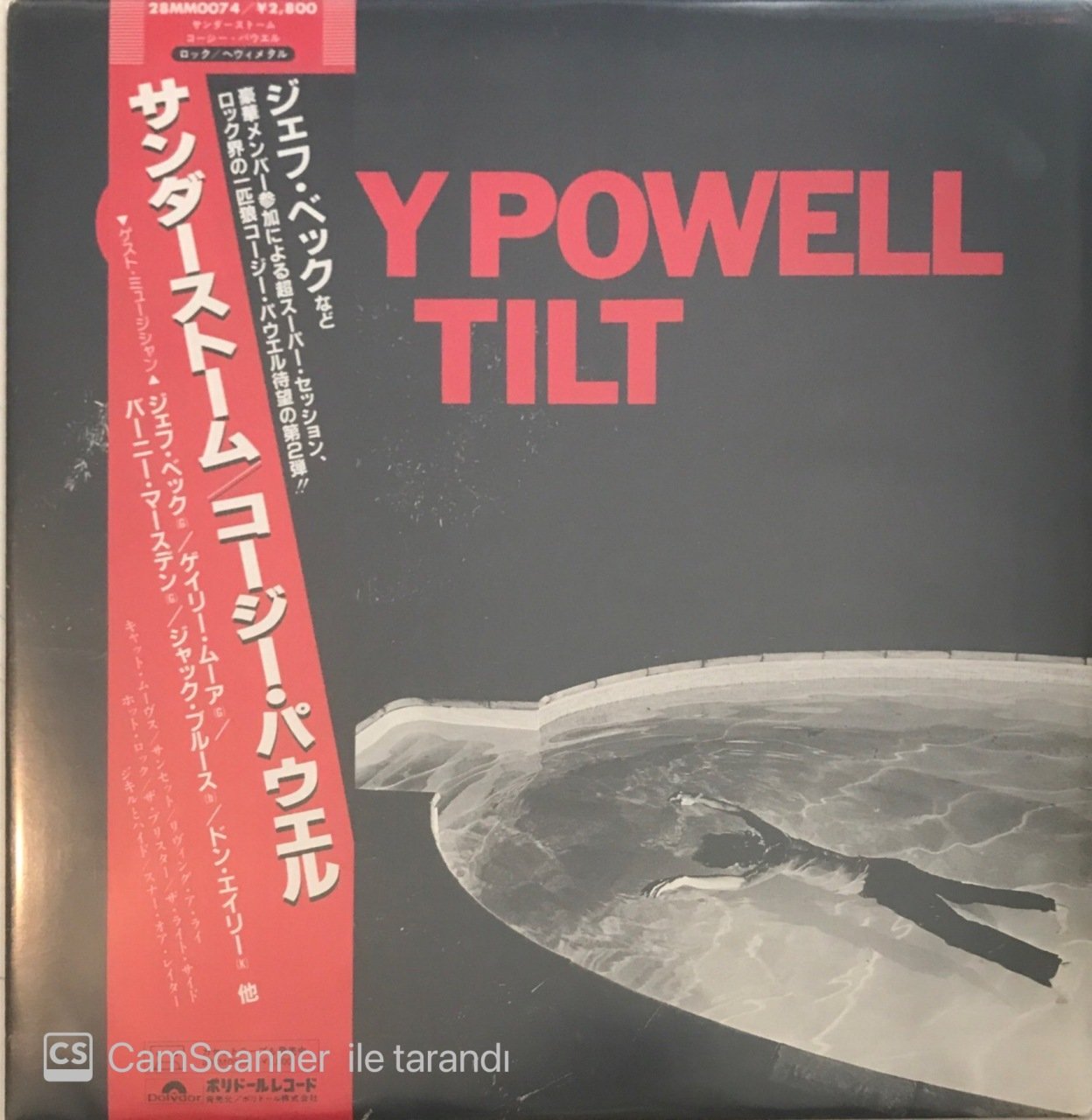 Cozy Powell Tilt Japon Baskı LP