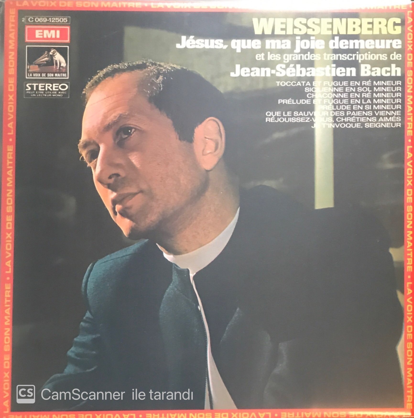 Weissenberg Jesus Que Ma Joie Demeure LP