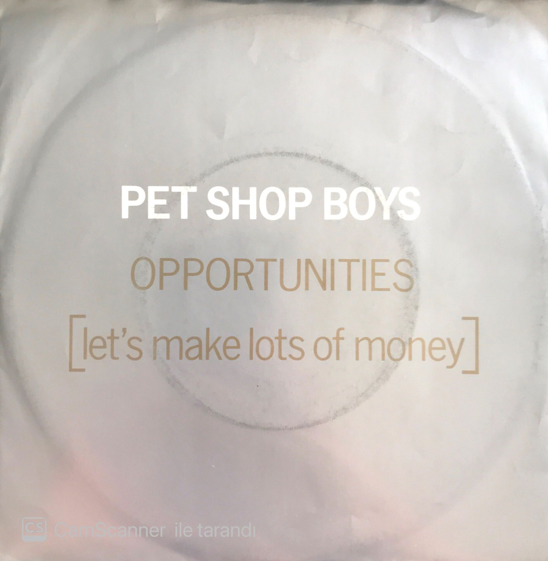 Pet Shop Boys / Opportunities 45'lik