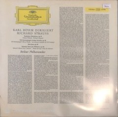 Karl Böhm Dirigiert Richard Strauss Berliner Philharmoniker LP