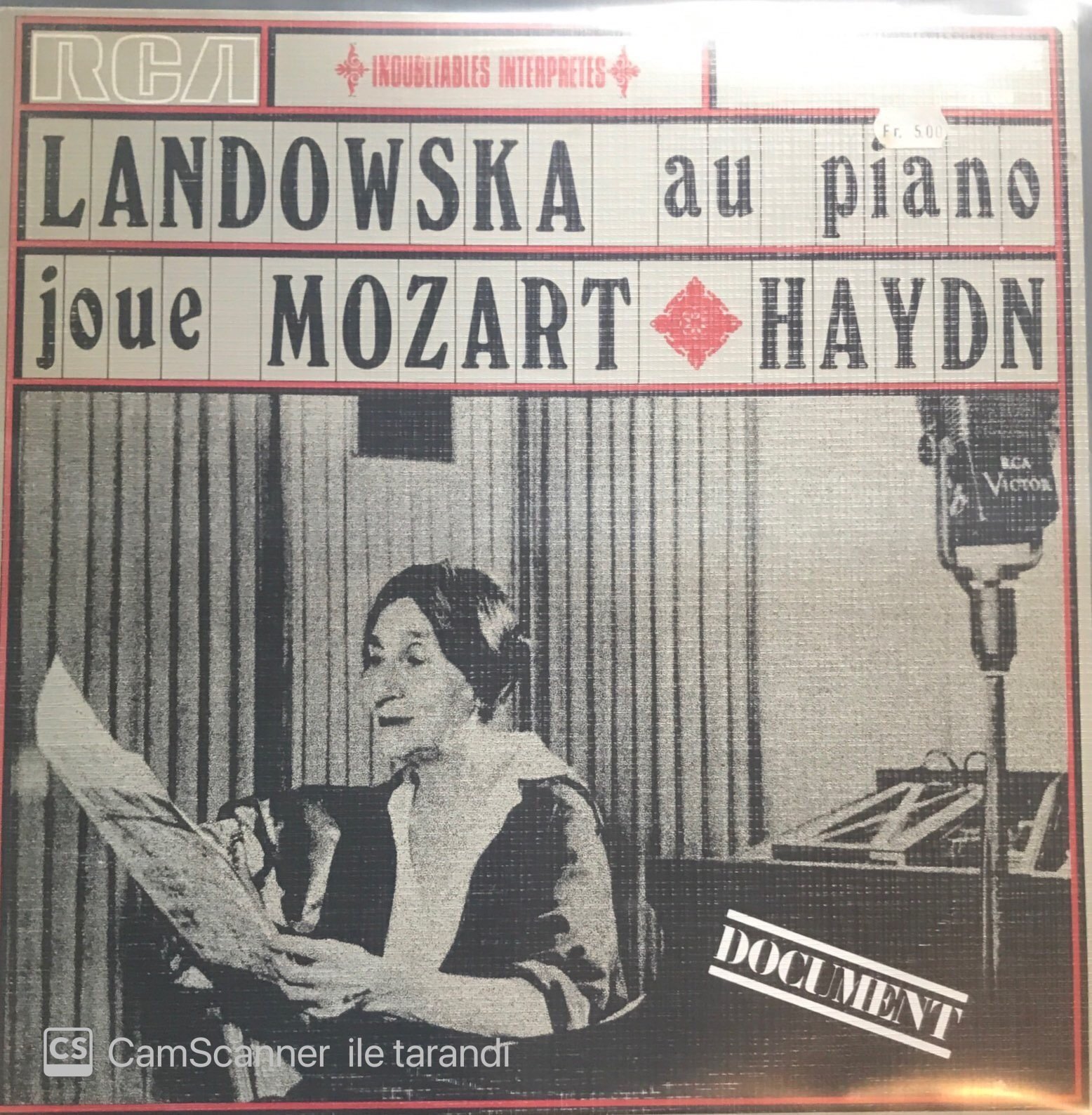 Landowska Au Piano Joue Mozart - Haydn LP