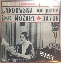 Landowska Au Piano Joue Mozart - Haydn LP