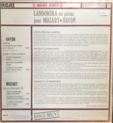 Landowska Au Piano Joue Mozart - Haydn LP