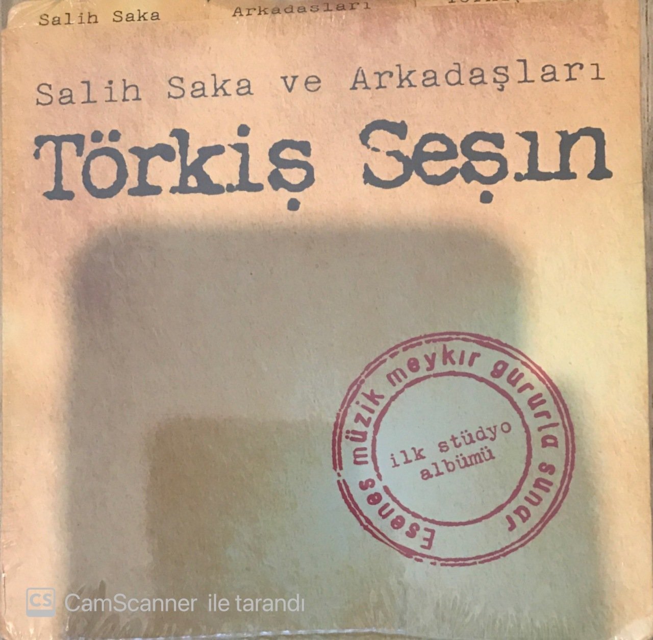 Salih Saka ve Arkadaşları Törkiş Sesın CD