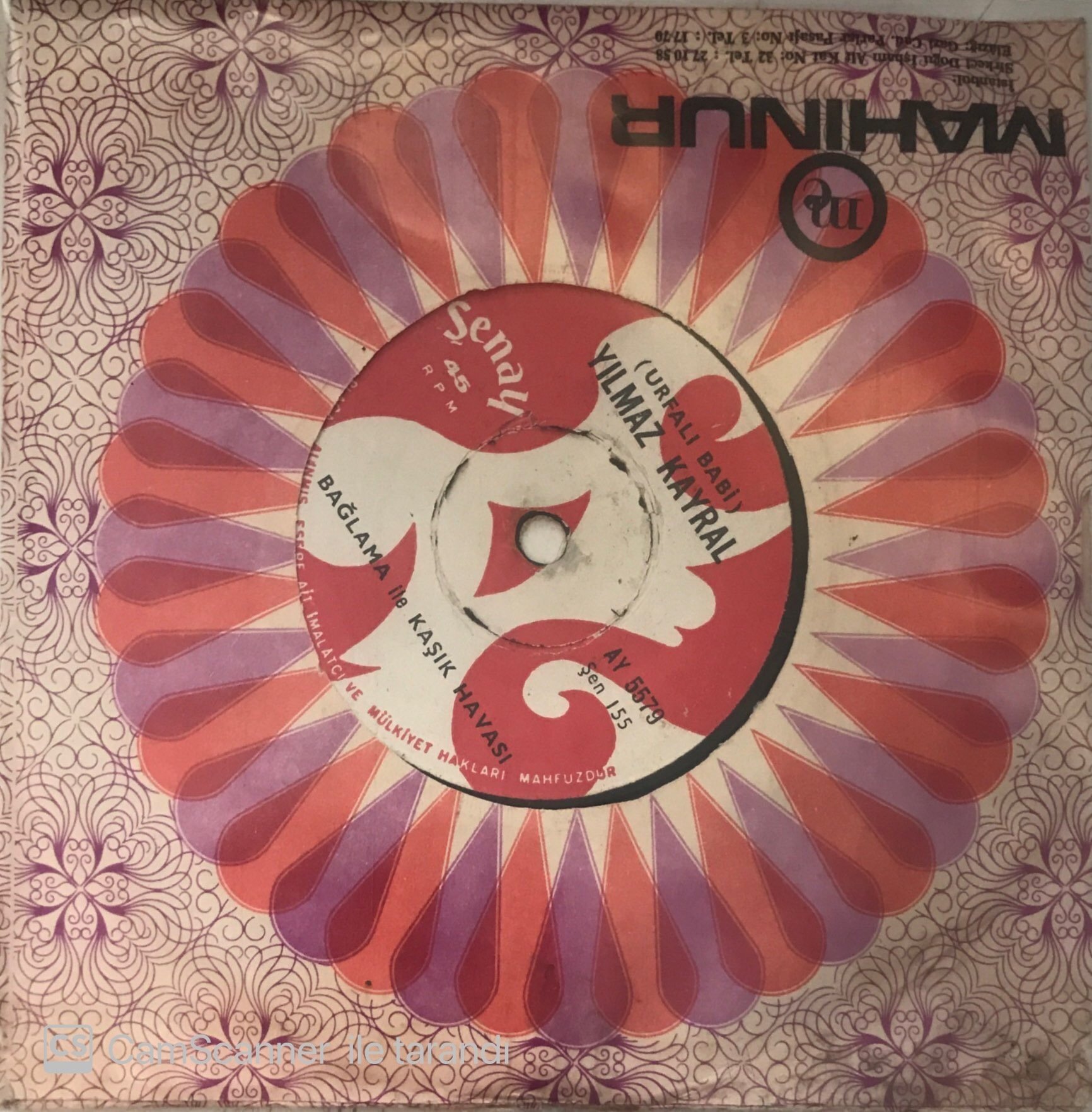 Yılmaz Kayral ( urfalı babi ) Bağlama İle Oyun Havası 45lik