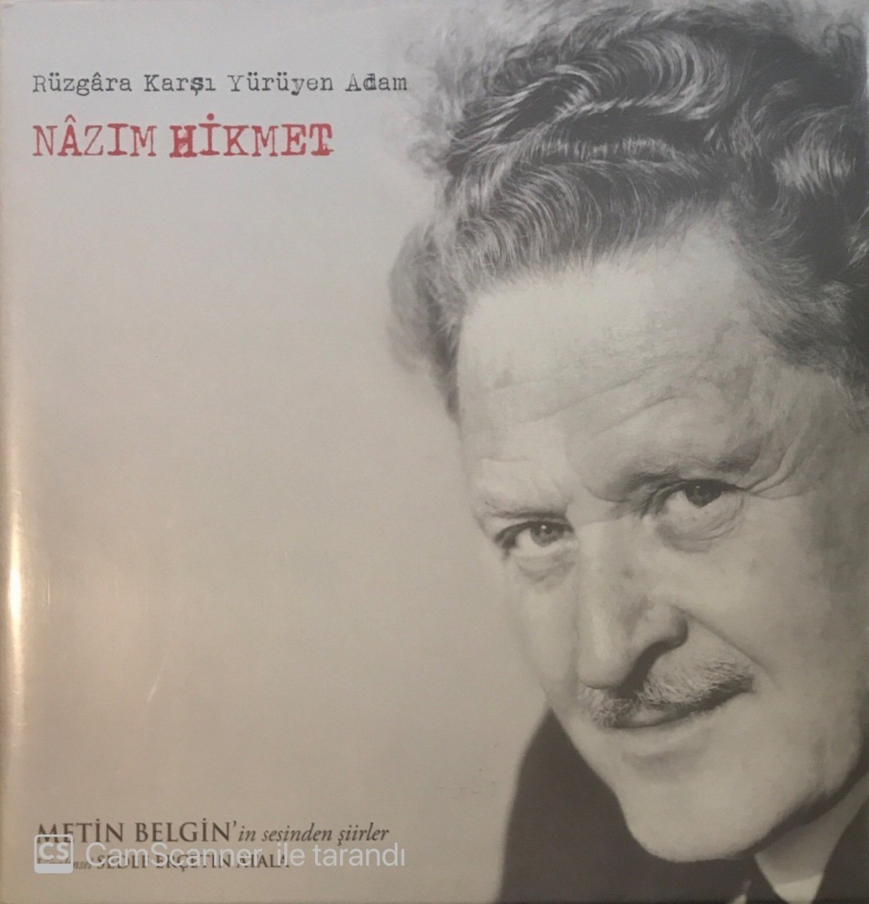 Rüzgara Karşı Yürüyen Adam Nazım Hikmet Metin Belgin'in Sesinden Şiirler LP