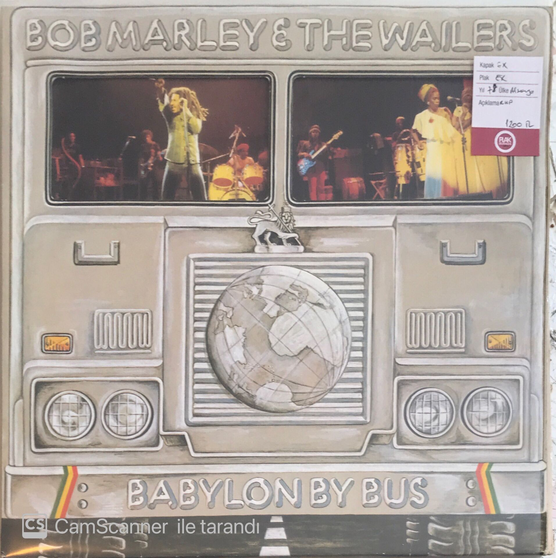 Bob Marley & The Wailers Babylon By Bus Double LP