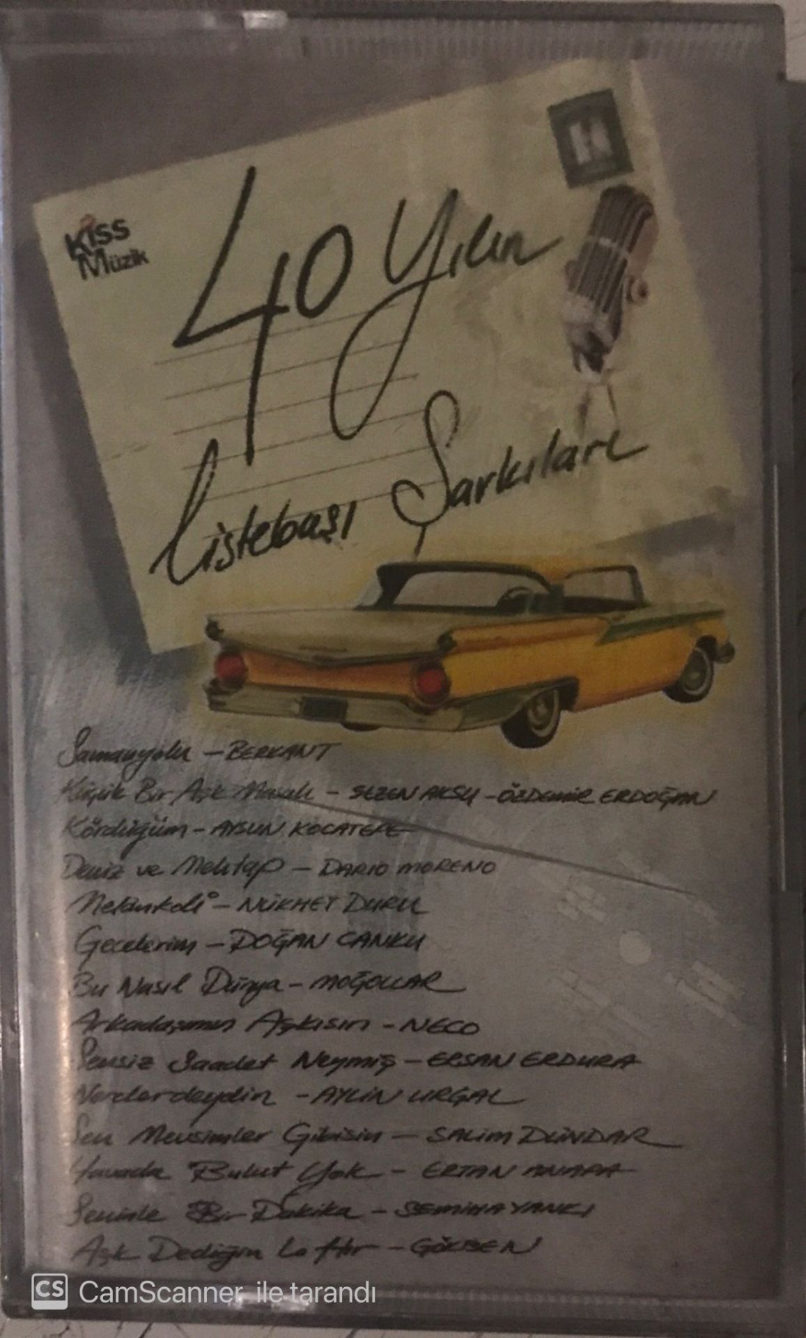 40 Yılın Listebaşı Şarkıları KASET