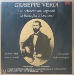 Giuseppe Verdi Die Schlacht Von Legnano La Battaglia Di LegnanoDouble LP