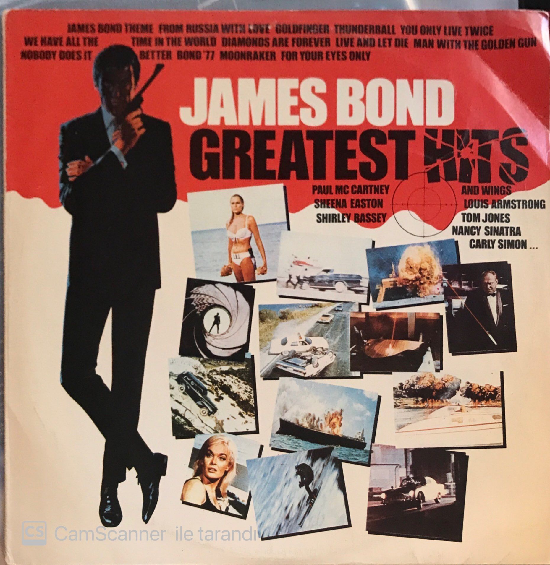 James Bond Greatest Hits Soundtrack LP