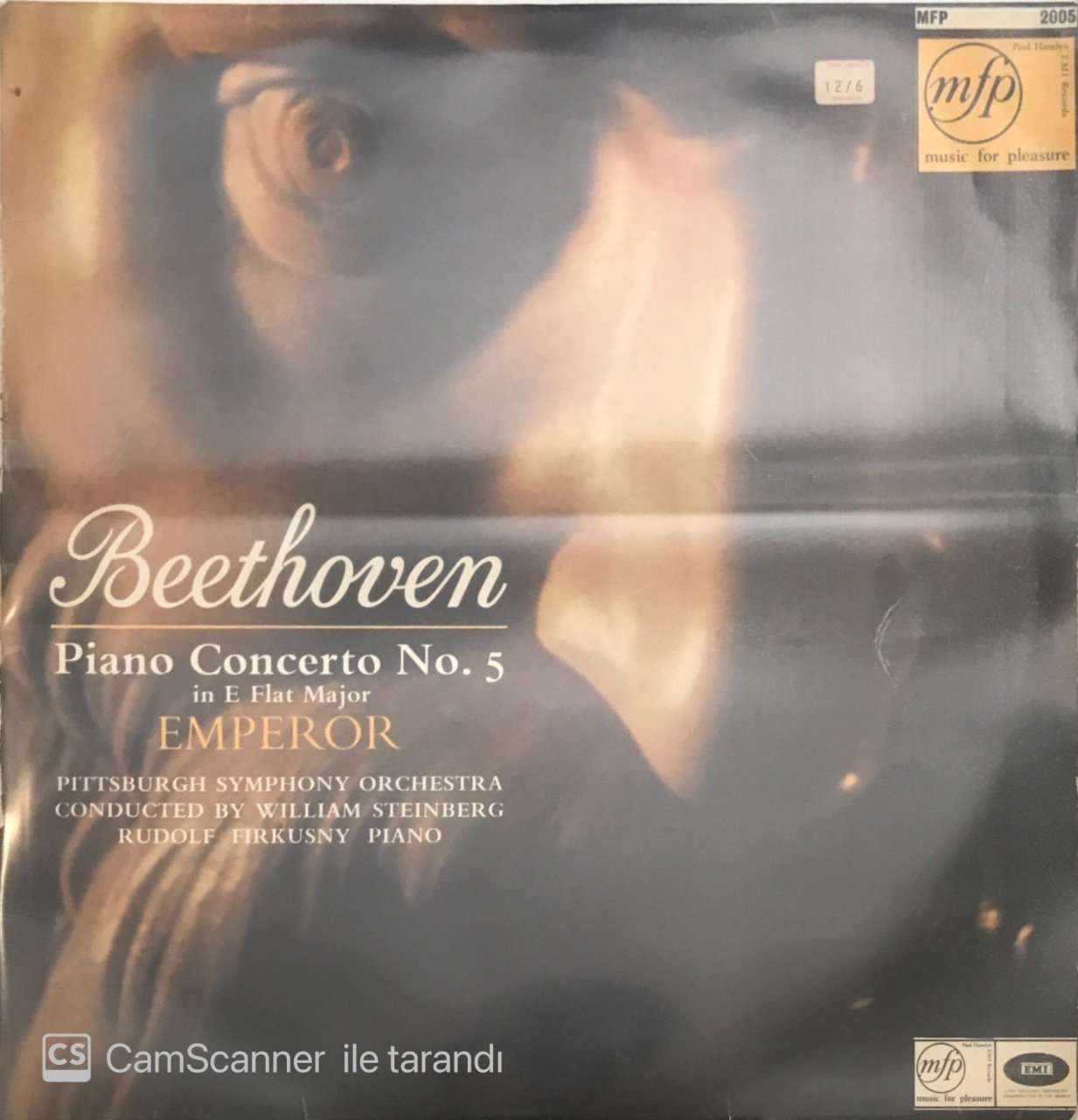 Beethoven Piano Concerto No.5 In E Flat Major Op.73 Emperor LP