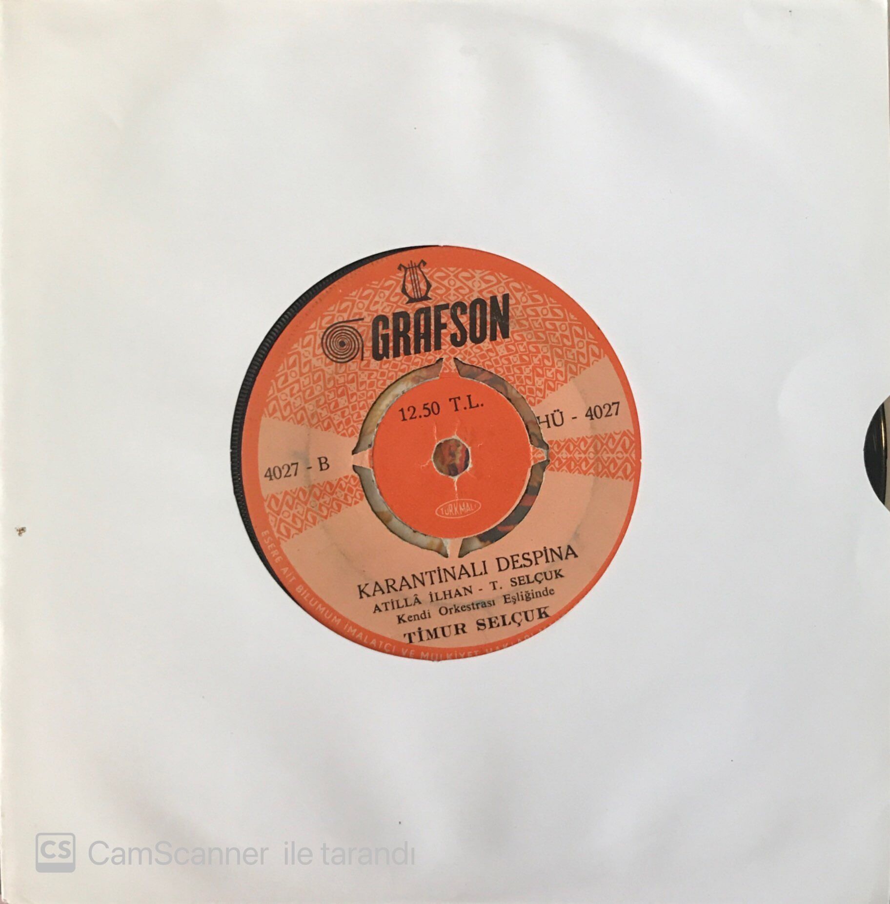 Timur Selçuk Karantinalı Despina 45lik