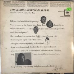 The Barbra Streisand Album LP