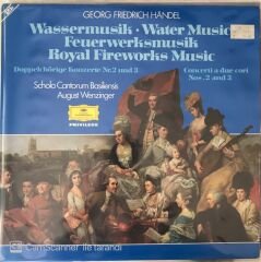 Georg Friedrich Handel Wassermusik Water Music Feuerwerksmusik Royal Fireworks Music Double LP