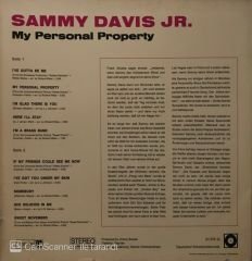 Sammy Davis Jr. - My Personal Property LP