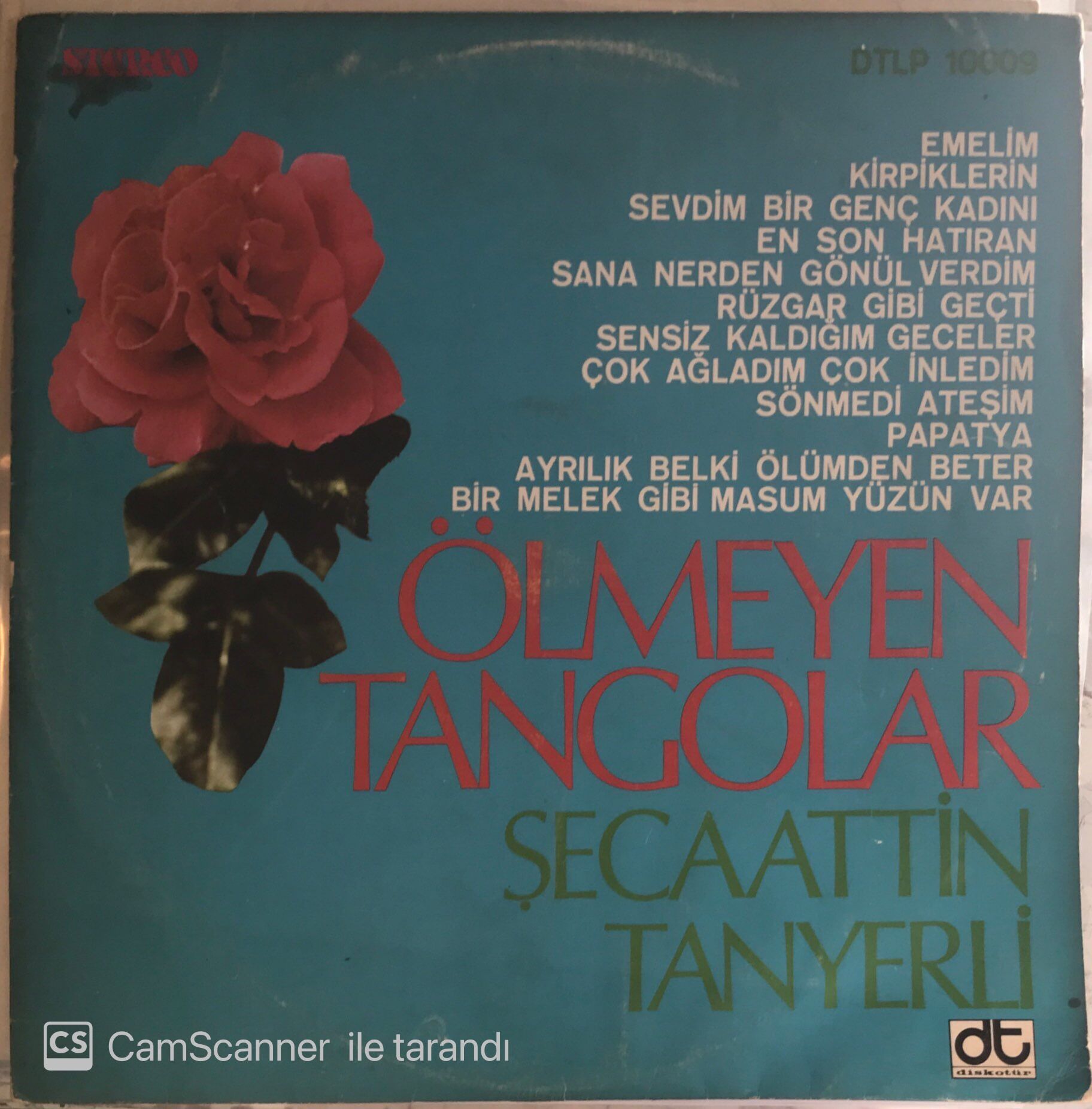 Şecaattin Tanyerli Ölmeyen Tangolar LP