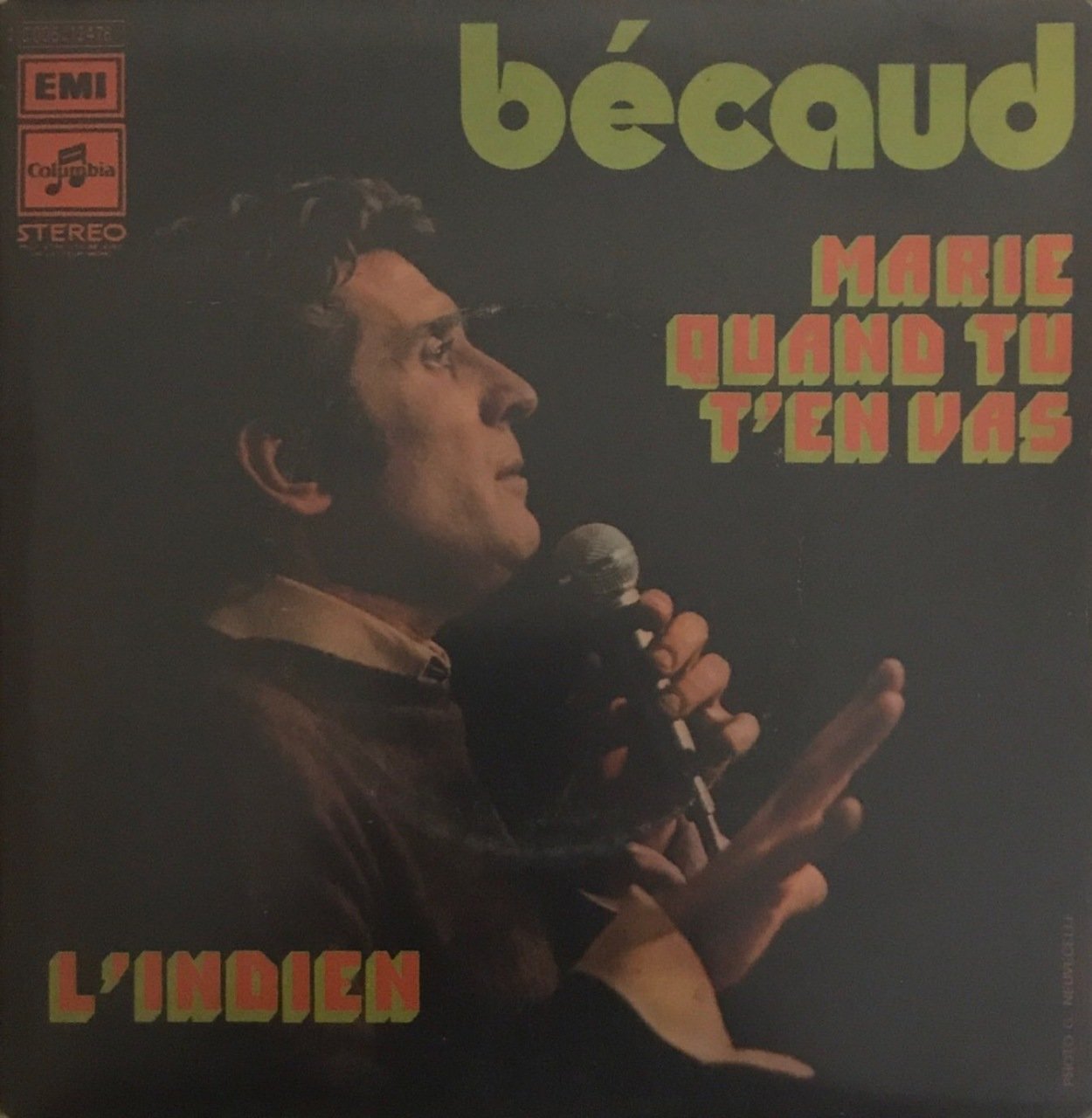 Gilbert Becaud Marie Quand Tu T'en Vas 45lik