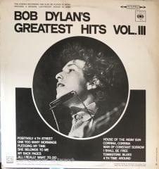 Bob Dylan's Greatest Hits Vol III LP