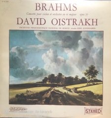 Brahms Concerto Pour Violon Et Orchestre En Re Majeur Opus 77 LP