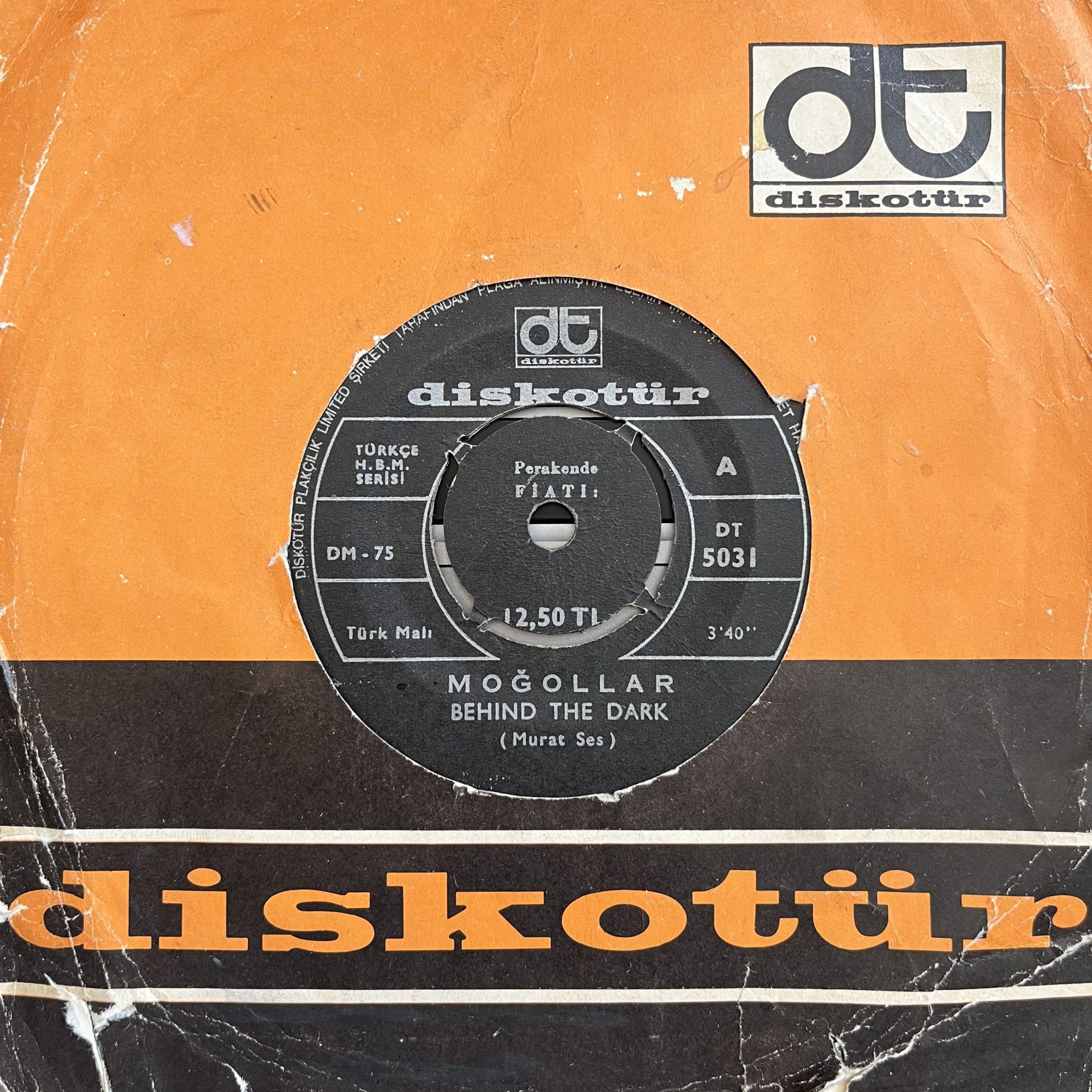 Moğollar  -  Behind The Dark 45lik