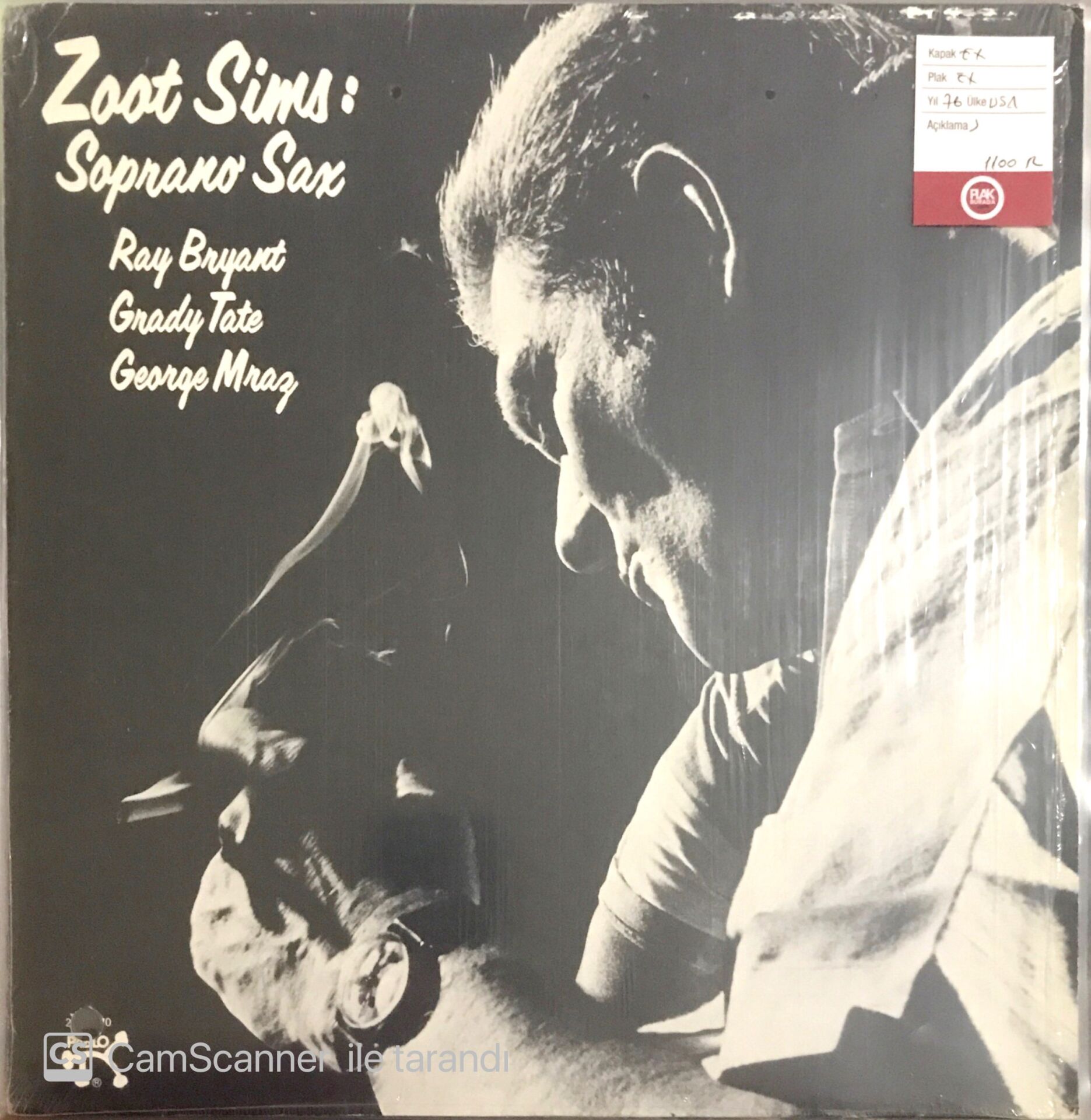 Zoot Sims Soprano Sax LP
