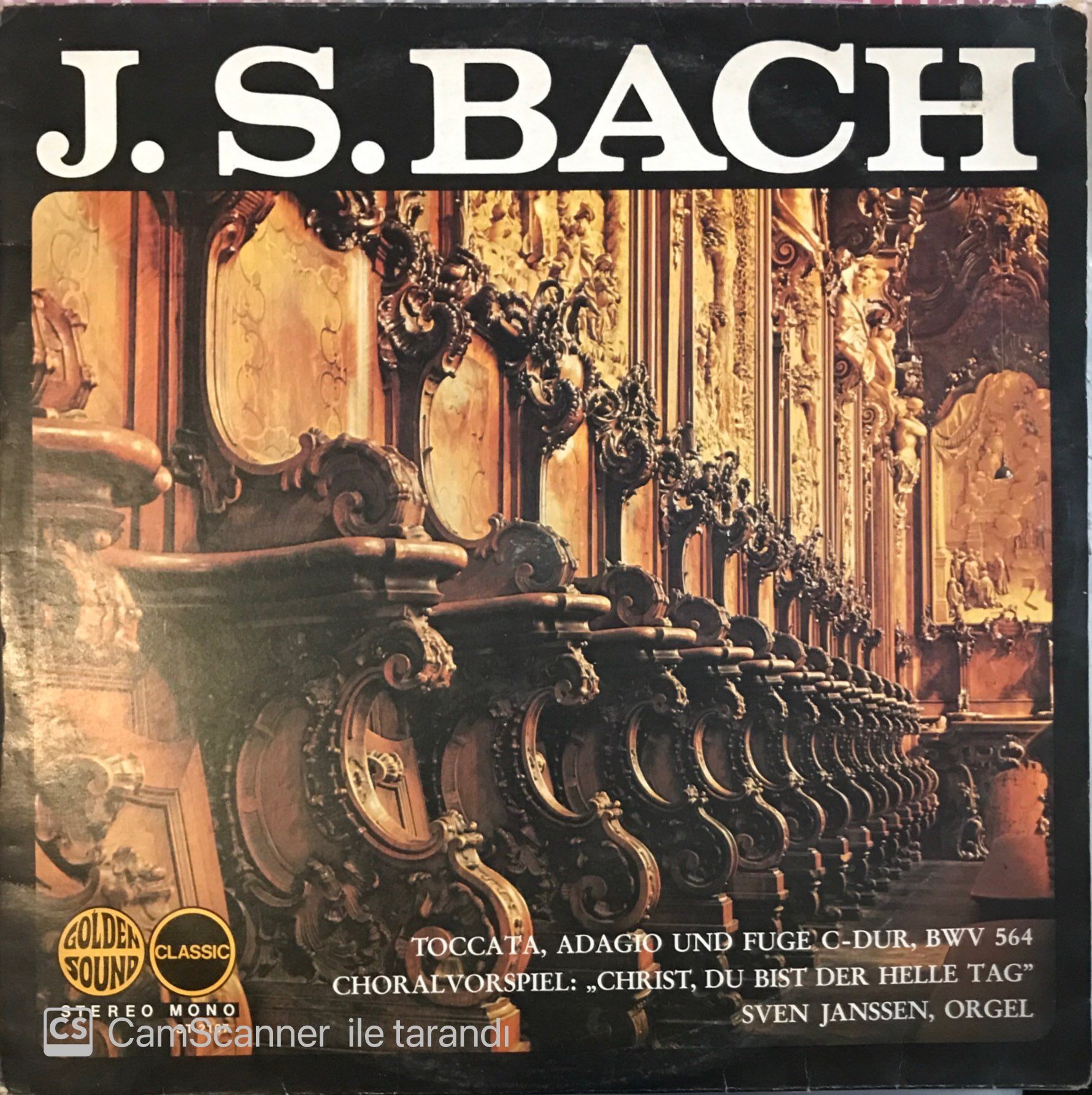 J. S. Bach - Toccata Adagto Und Fuge C Dur BWV 564 LP