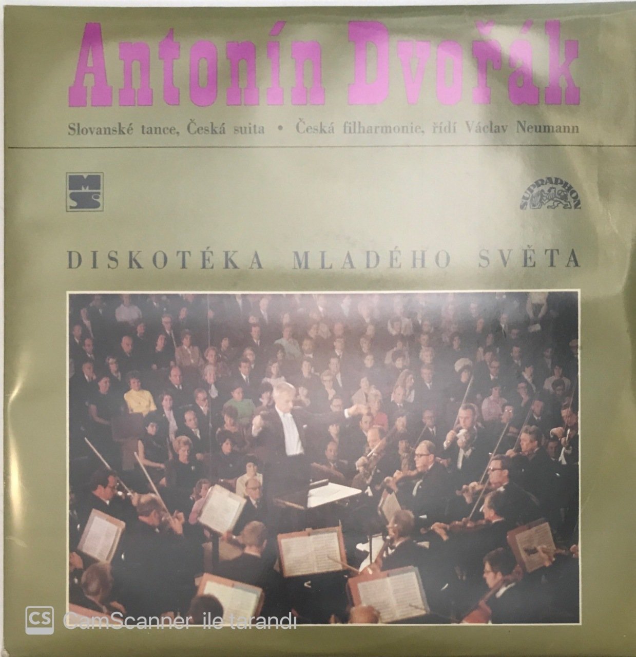 Antonin Dvorak Diskoteka Mladeho Sveta Double LP