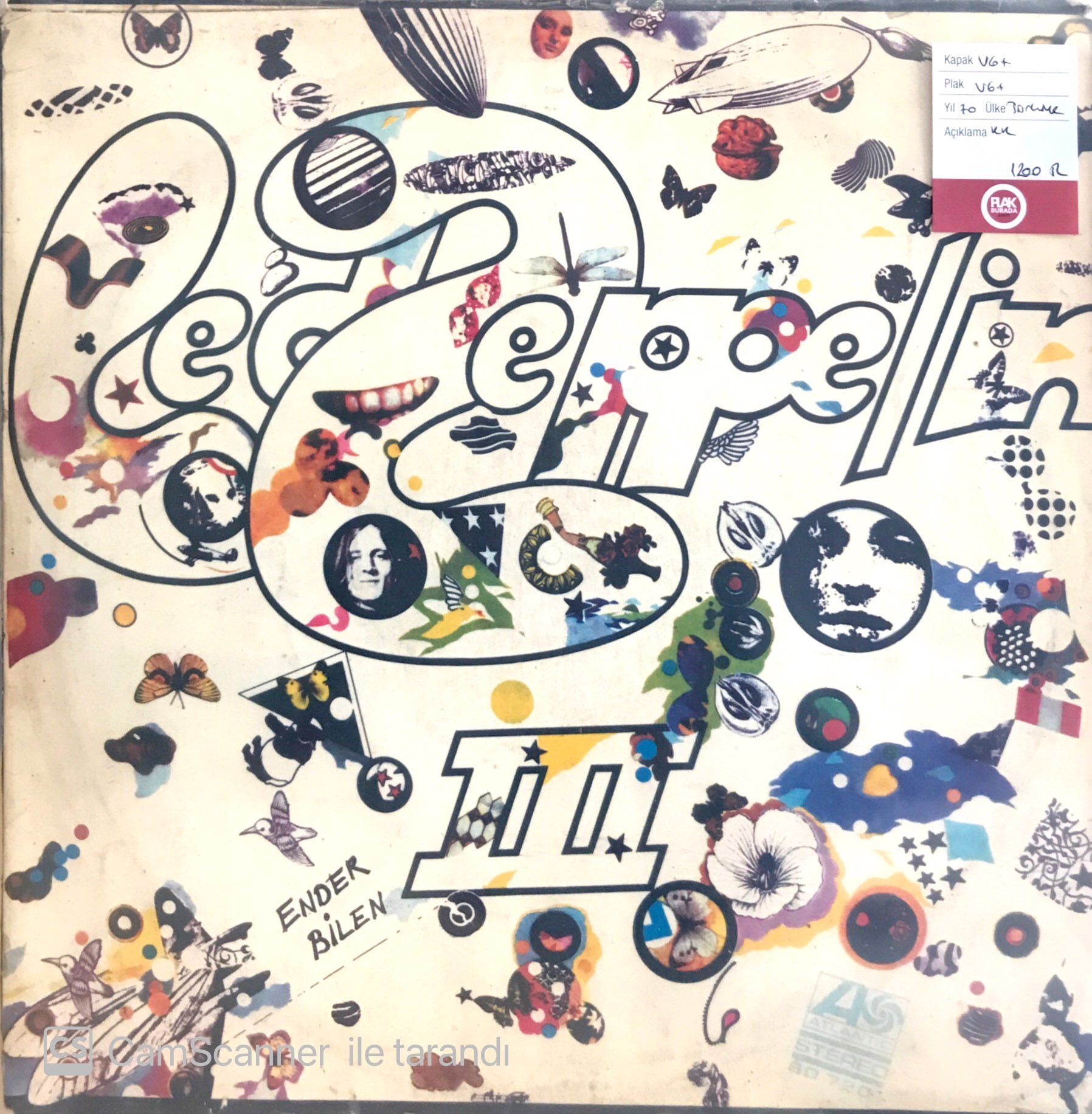 Led Zeppelin III LP (Türk Baskı)