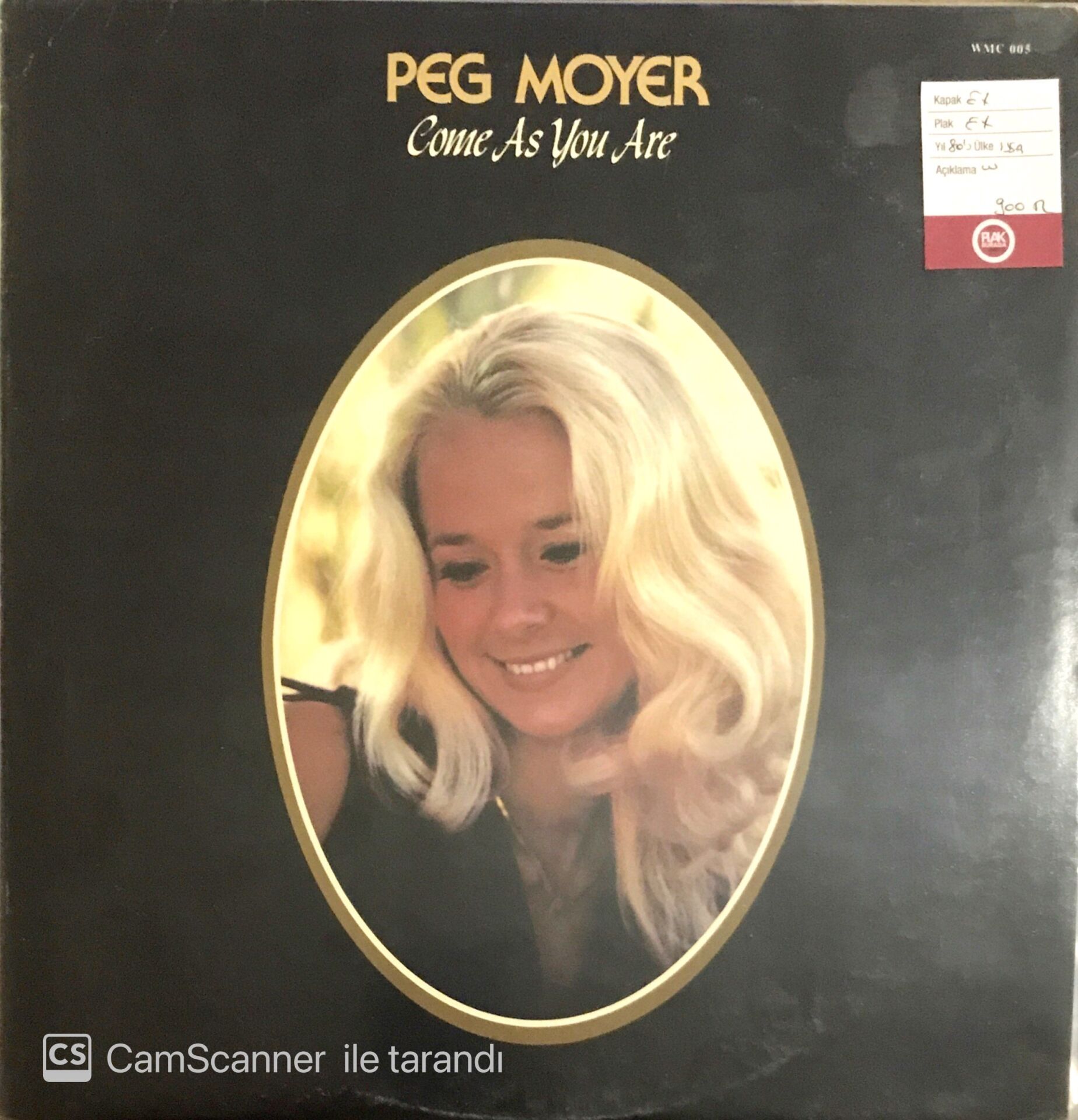 Peg Moyer Come as You Are LP