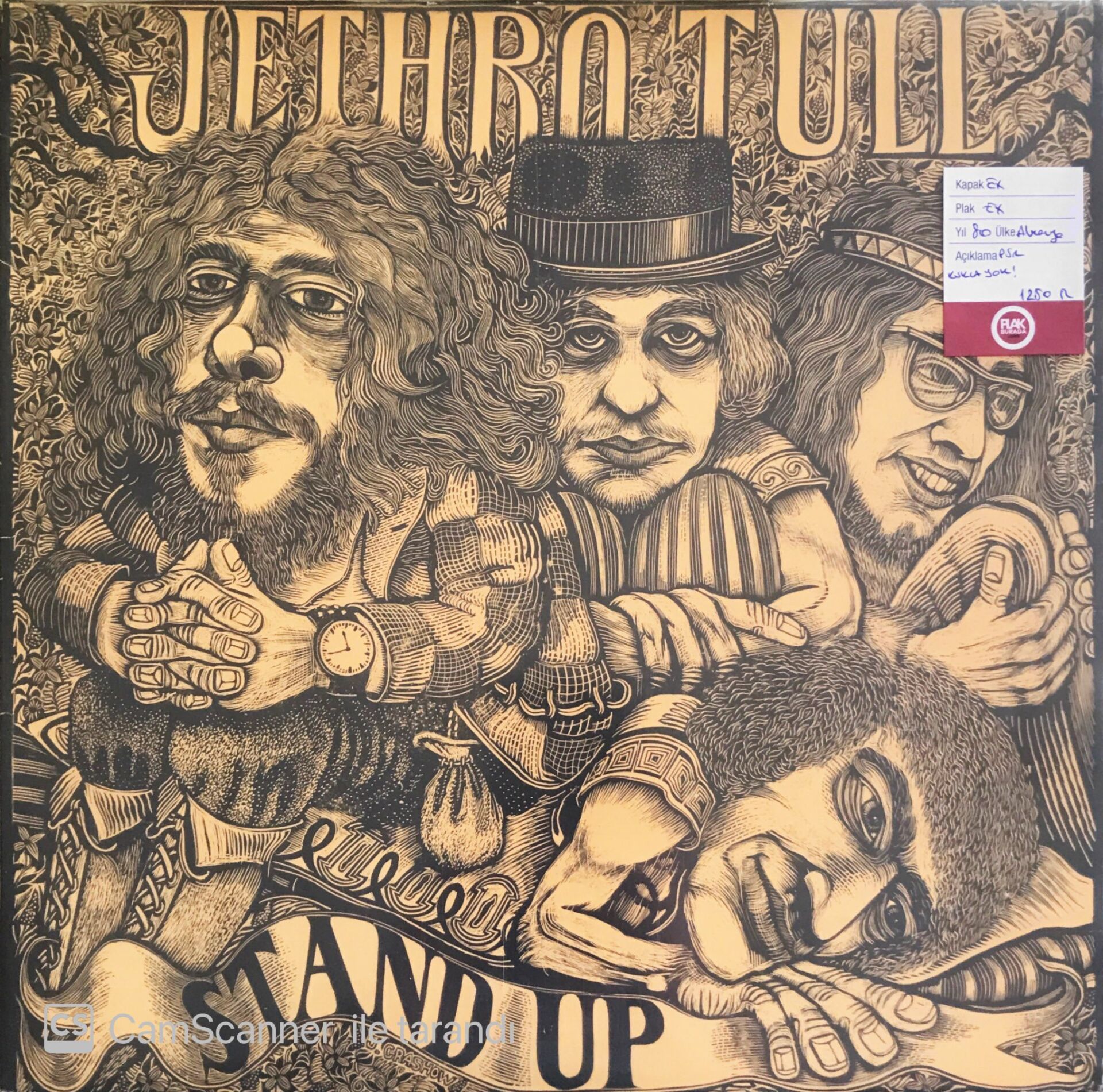 Jethro Tull - Stand Up - LP (Kuklasız)