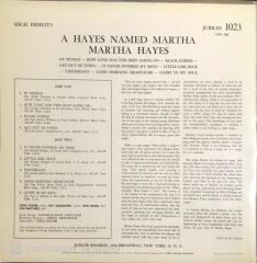 Martha Hayes a Hayes named Martha LP