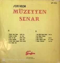 Müzeyyen Senar Son Veda LP